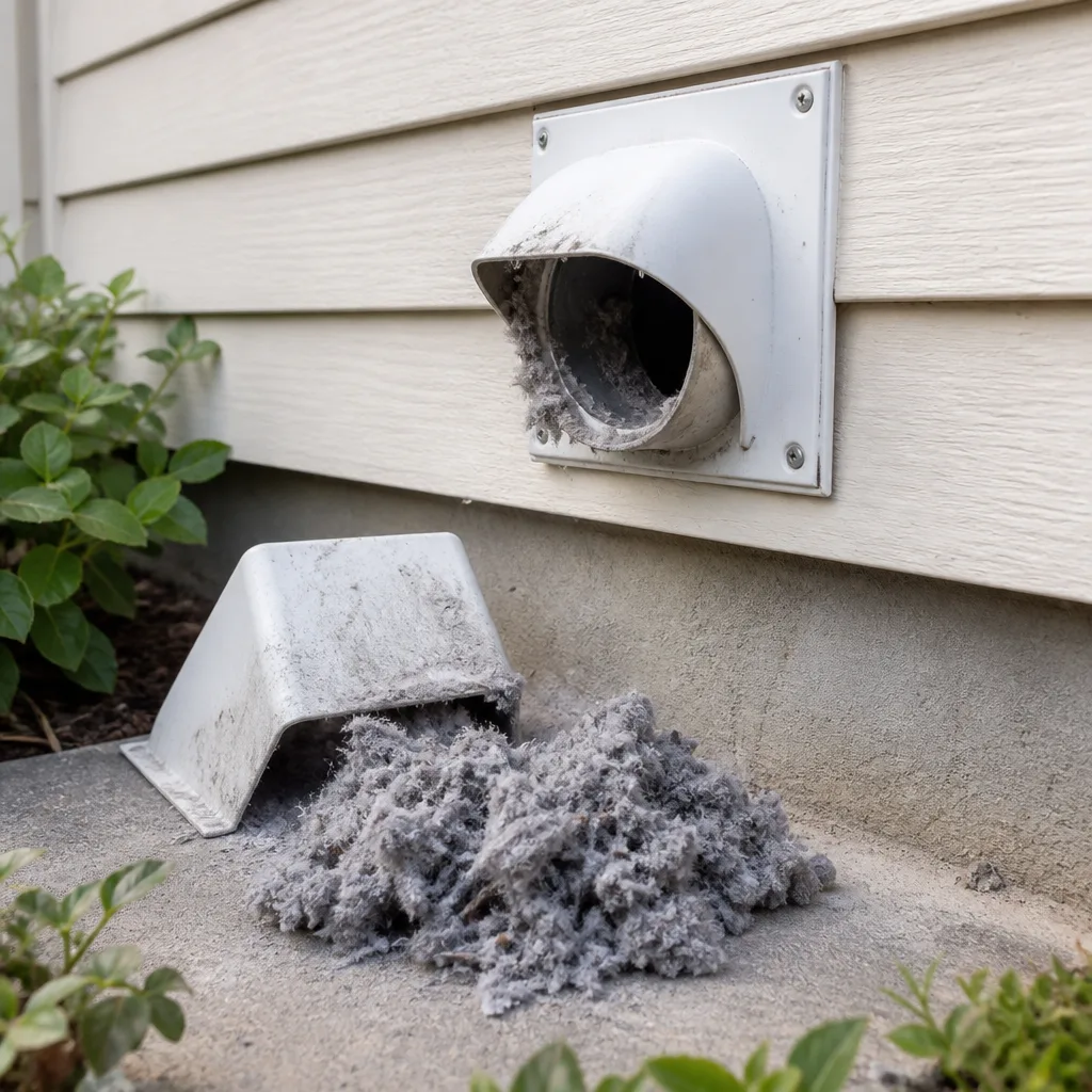 Dryer vent cleaning